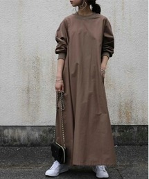 No one knows（ノーワンノーズ）の「リブ付きAラインワンピース（ワンピース）」