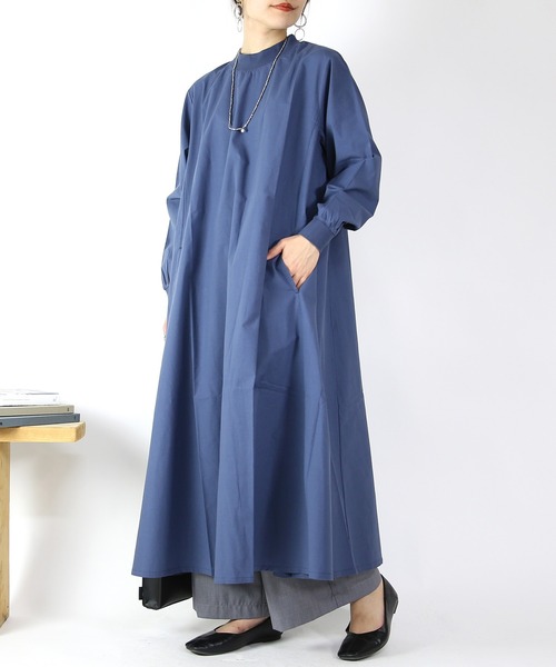 セール】リブ付きAラインワンピース（ワンピース）｜No one knows