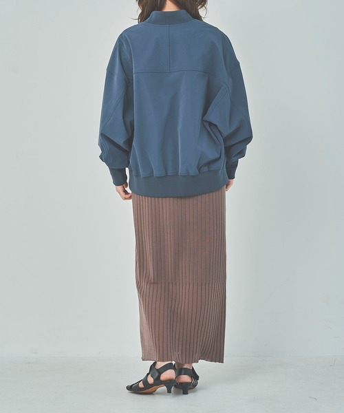 OUTERSUNSET（アウターサンセット）の「flight jacket（ブルゾン・レディース・ブラック/グレー・FREE）」の16枚目の写真