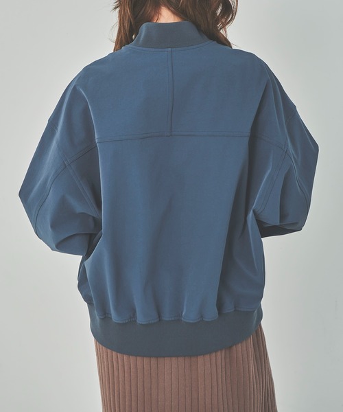 OUTERSUNSET（アウターサンセット）の「flight jacket（ブルゾン・レディース・ブラック/グレー・FREE）」の18枚目の写真