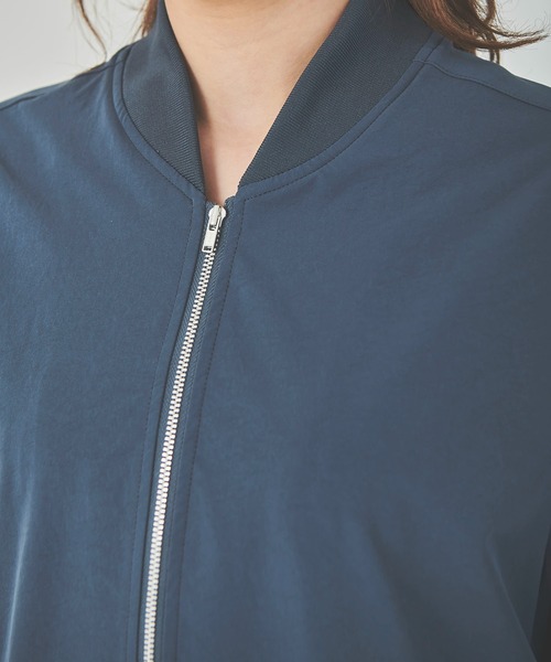 OUTERSUNSET（アウターサンセット）の「flight jacket（ブルゾン・レディース・ブラック/グレー・FREE）」の12枚目の写真