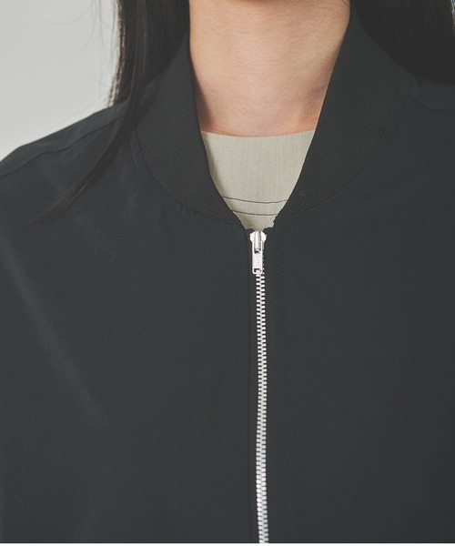 OUTERSUNSET（アウターサンセット）の「flight jacket（ブルゾン・レディース・ブラック/グレー・FREE）」の19枚目の写真