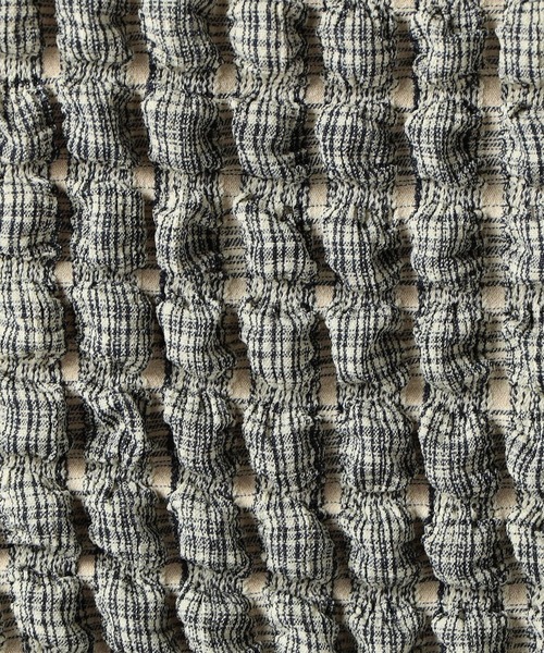 Grand PARK（グランドパーク）の「ポップコーンジャガードプルオーバー（Tシャツ/カットソー・レディース・ホワイト/その他/サックスブルー・FREE）」の5枚目の写真