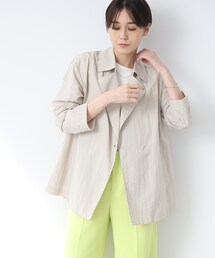 INDIVI | 【撥水/UVケア】ライトモードショートトレンチ(ブルゾン)