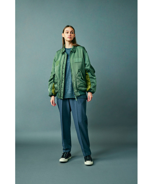 WHIZLIMITED（ウィズリミテッド）の「CWU（ミリタリージャケット・メンズ・ブラック/オリーブ・LARGE/MEDIUM）」の2枚目の写真