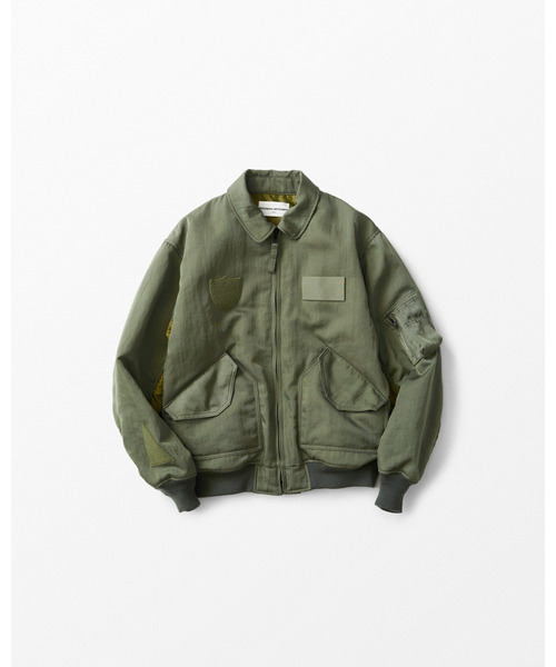 WHIZLIMITED（ウィズリミテッド）の「CWU（ミリタリージャケット・メンズ・ブラック/オリーブ・LARGE/MEDIUM）」の9枚目の写真