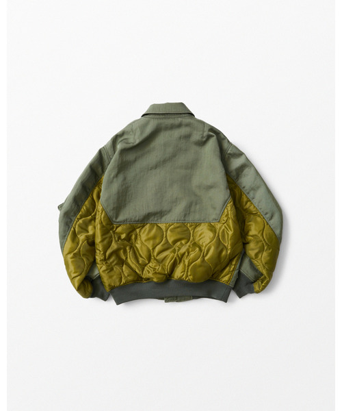 WHIZLIMITED（ウィズリミテッド）の「CWU（ミリタリージャケット・メンズ・ブラック/オリーブ・LARGE/MEDIUM）」の6枚目の写真