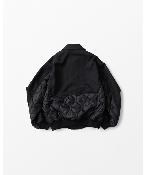 WHIZLIMITED（ウィズリミテッド）の「CWU（ミリタリージャケット・メンズ・ブラック/オリーブ・LARGE/MEDIUM）」の3枚目の写真