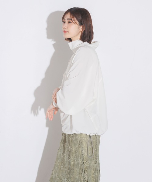 hunch(ハンチ)の「【ストレッチ】2WAYアノラック(その他アウター・レディース・テラコッタ/オフホワイト/ネイビー・FREE)」の18枚目の写真