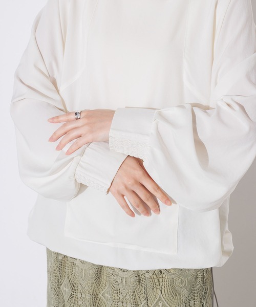 hunch(ハンチ)の「【ストレッチ】2WAYアノラック(その他アウター・レディース・テラコッタ/オフホワイト/ネイビー・FREE)」の20枚目の写真