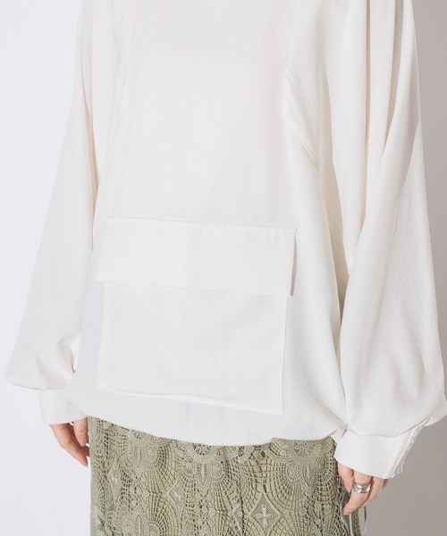 hunch(ハンチ)の「【ストレッチ】2WAYアノラック(その他アウター・レディース・テラコッタ/オフホワイト/ネイビー・FREE)」の21枚目の写真