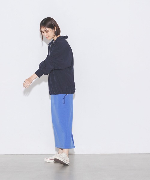 hunch(ハンチ)の「【ストレッチ】2WAYアノラック(その他アウター・レディース・テラコッタ/オフホワイト/ネイビー・FREE)」の4枚目の写真