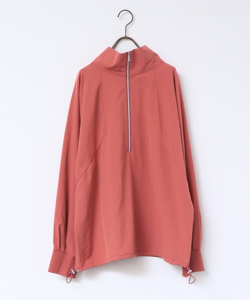 hunch(ハンチ)の「【ストレッチ】2WAYアノラック(その他アウター・レディース・テラコッタ/オフホワイト/ネイビー・FREE)」の8枚目の写真