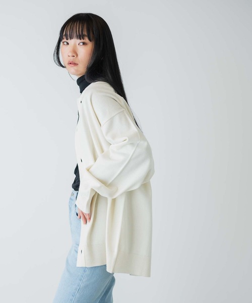 THE STANDARD(ザスタンダード)の「WEGO/シャツカーディガン(カーディガン/ボレロ・メンズ・ホワイト/ブラック・LARGE/MEDIUM)」の11枚目の写真