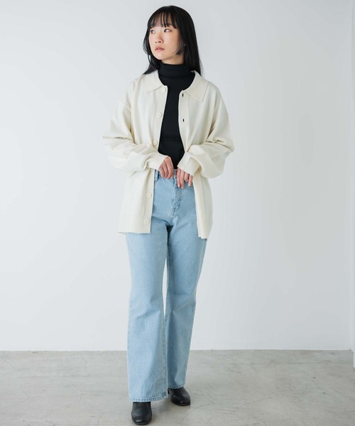 THE STANDARD(ザスタンダード)の「WEGO/シャツカーディガン(カーディガン/ボレロ・メンズ・ホワイト/ブラック・LARGE/MEDIUM)」の13枚目の写真