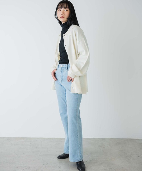 THE STANDARD(ザスタンダード)の「WEGO/シャツカーディガン(カーディガン/ボレロ・メンズ・ホワイト/ブラック・LARGE/MEDIUM)」の14枚目の写真