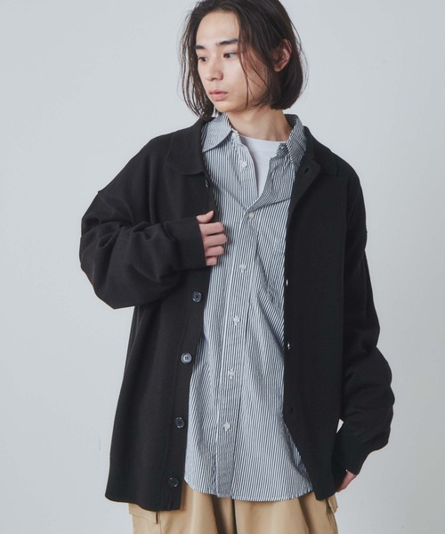 THE STANDARD(ザスタンダード)の「WEGO/シャツカーディガン(カーディガン/ボレロ・メンズ・ホワイト/ブラック・LARGE/MEDIUM)」の17枚目の写真