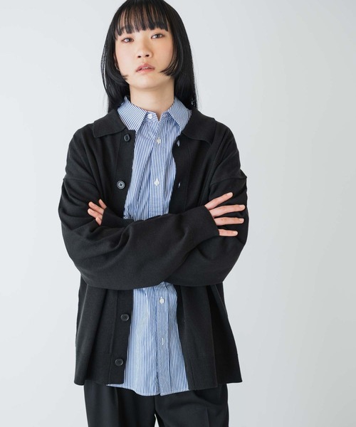 THE STANDARD(ザスタンダード)の「WEGO/シャツカーディガン(カーディガン/ボレロ・メンズ・ホワイト/ブラック・LARGE/MEDIUM)」の22枚目の写真