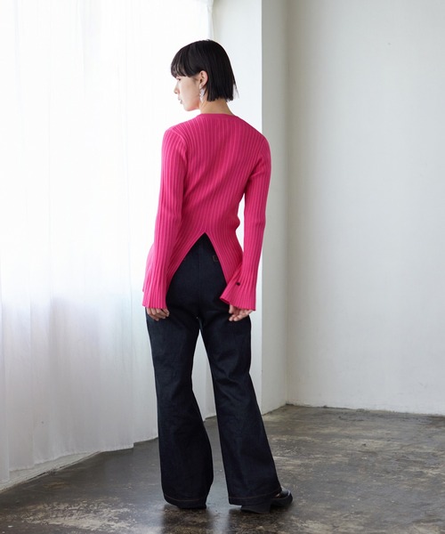 LANVIN en Bleu（ランバンオンブルー）の「ランダムリブフレア