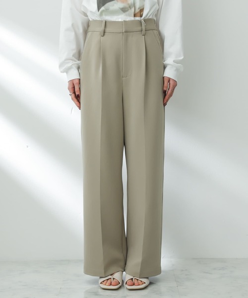 SENSE OF PLACE by URBAN RESEARCH（センスオブプレイスバイアーバンリサーチ）の「コルセットツキワイドパンツ（その他パンツ・レディース・チャコールグレー/グレー/ブラック・SMALL/MEDIUM）」の14枚目の写真