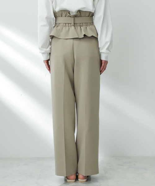 SENSE OF PLACE by URBAN RESEARCH（センスオブプレイスバイアーバンリサーチ）の「コルセットツキワイドパンツ（その他パンツ・レディース・チャコールグレー/グレー/ブラック・SMALL/MEDIUM）」の17枚目の写真