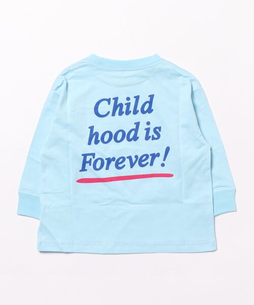 Smoothy（スムージー）の「Smoothy Poket long sleeve Tee / スムージー ポケットロングTシャツ（Tシャツ/カットソー・キッズ・サックスブルー/ホワイト/ブラック/パープル・SMALL/MEDIUM/LARGE/X-LARGE）」の5枚目の写真