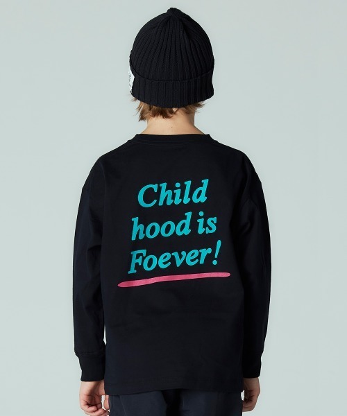 Smoothy（スムージー）の「Smoothy Poket long sleeve Tee / スムージー ポケットロングTシャツ（Tシャツ/カットソー・キッズ・サックスブルー/ホワイト/ブラック/パープル・SMALL/MEDIUM/LARGE/X-LARGE）」の3枚目の写真