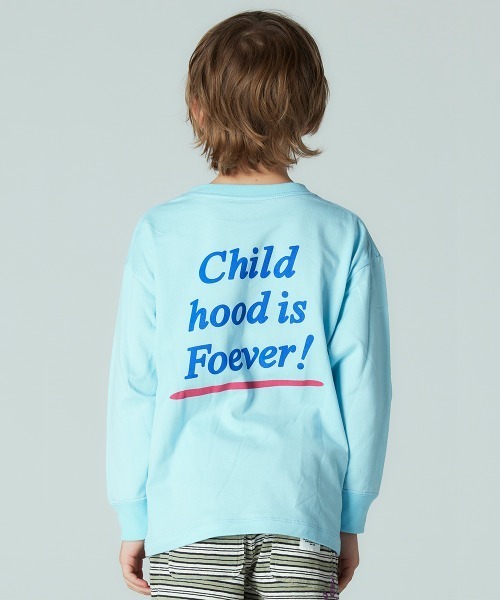 Smoothy（スムージー）の「Smoothy Poket long sleeve Tee / スムージー ポケットロングTシャツ（Tシャツ/カットソー・キッズ・サックスブルー/ホワイト/ブラック/パープル・SMALL/MEDIUM/LARGE/X-LARGE）」の11枚目の写真