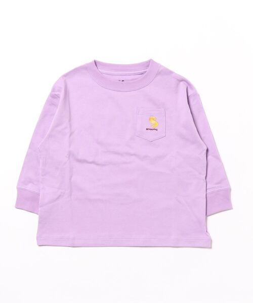 Smoothy（スムージー）の「Smoothy Poket long sleeve Tee / スムージー ポケットロングTシャツ（Tシャツ/カットソー・キッズ・サックスブルー/ホワイト/ブラック/パープル・SMALL/MEDIUM/LARGE/X-LARGE）」の13枚目の写真