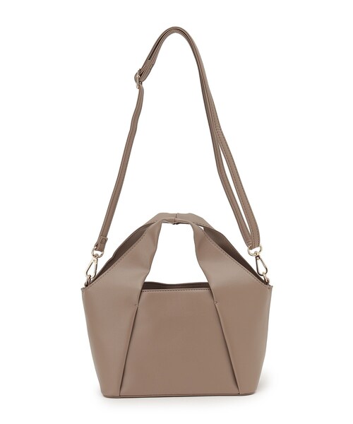 SHOO・LA・RUE（シューラルー）の「◆トライアングルショルダー（ショルダーバッグ・レディース・グレー/ブラック/グリーン・00）」の3枚目の写真