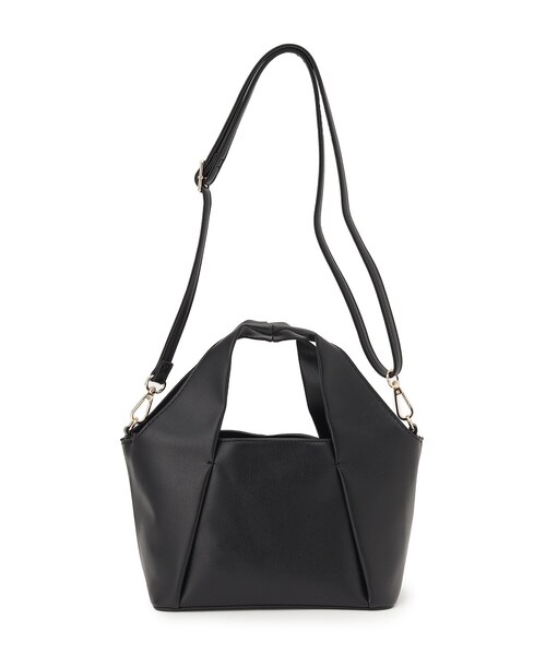 SHOO・LA・RUE（シューラルー）の「◆トライアングルショルダー（ショルダーバッグ・レディース・グレー/ブラック/グリーン・00）」の2枚目の写真