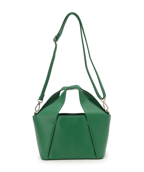 SHOO・LA・RUE（シューラルー）の「◆トライアングルショルダー（ショルダーバッグ・レディース・グレー/ブラック/グリーン・00）」の11枚目の写真