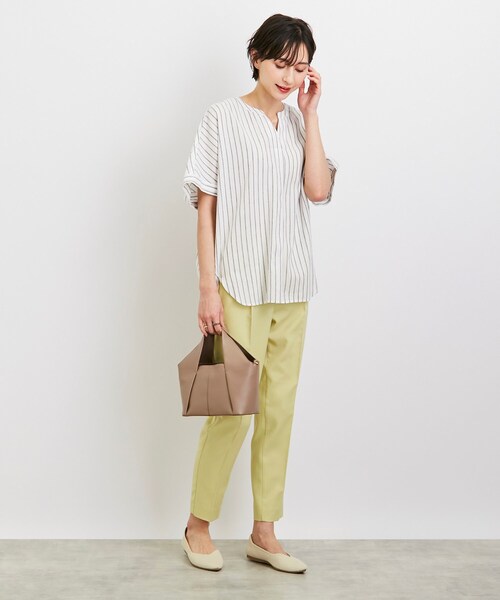 SHOO・LA・RUE（シューラルー）の「◆トライアングルショルダー（ショルダーバッグ・レディース・グレー/ブラック/グリーン・00）」の15枚目の写真