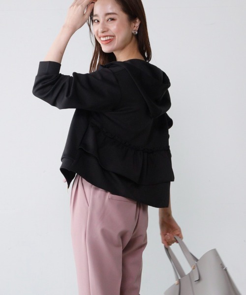 M.deux（エムドゥ）の「backフリルパーカー（パーカー）」 - WEAR