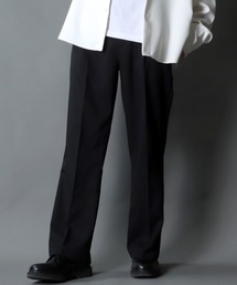 SITRY | T/R tailored flared pants/ テーラード タック ワイド フレアパンツ(スラックス)