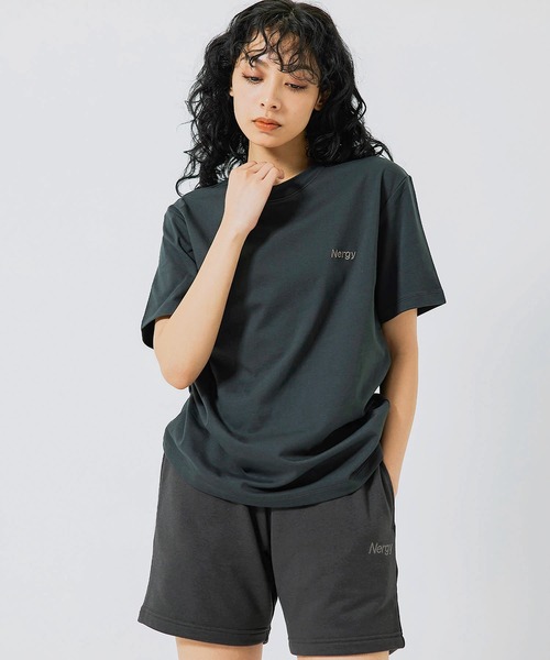 NERGY（ナージー）の「【UV／吸水速乾】COOLMAX半袖Tシャツ（Tシャツ/カットソー・レディース・ホワイト/ブルー/スミクロ/ピンク・L/M）」の2枚目の写真