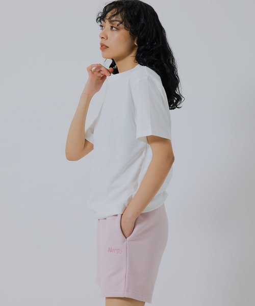 NERGY（ナージー）の「【UV／吸水速乾】COOLMAX半袖Tシャツ（Tシャツ/カットソー・レディース・ホワイト/ブルー/スミクロ/ピンク・L/M）」の6枚目の写真