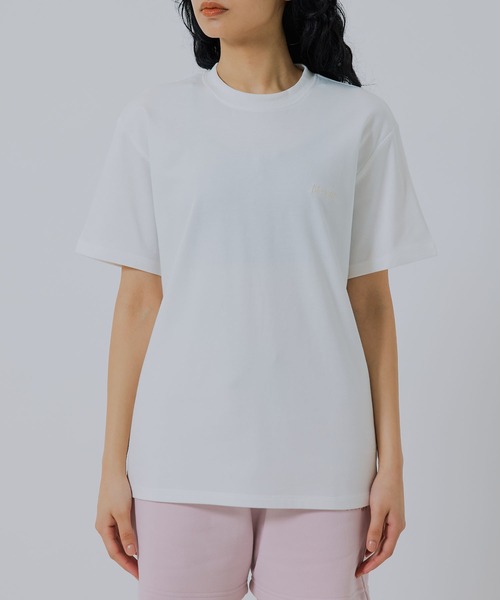 NERGY（ナージー）の「【UV／吸水速乾】COOLMAX半袖Tシャツ（Tシャツ/カットソー・レディース・ホワイト/ブルー/スミクロ/ピンク・L/M）」の19枚目の写真