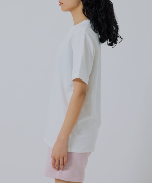 NERGY（ナージー）の「【UV／吸水速乾】COOLMAX半袖Tシャツ（Tシャツ/カットソー・レディース・ホワイト/ブルー/スミクロ/ピンク・L/M）」の20枚目の写真