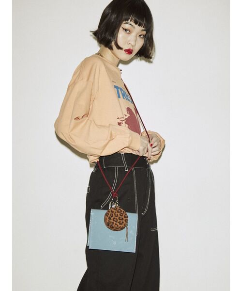 jouetie（ジュエティ）の「マルチWAYコードショルダーBAG（ショルダーバッグ・レディース・ブラック/オフホワイト/ブルー・FREE）」の8枚目の写真