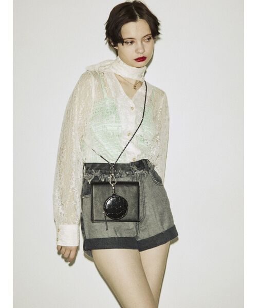 jouetie（ジュエティ）の「マルチWAYコードショルダーBAG（ショルダーバッグ・レディース・ブラック/オフホワイト/ブルー・FREE）」の4枚目の写真