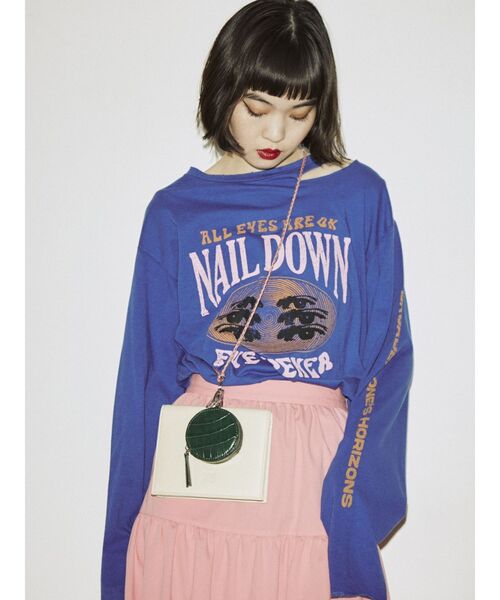 jouetie（ジュエティ）の「マルチWAYコードショルダーBAG（ショルダーバッグ・レディース・ブラック/オフホワイト/ブルー・FREE）」の14枚目の写真