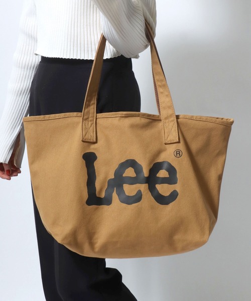 セール】Lee/リー キャンバス ビッグロゴ ヨコ型トートバッグ