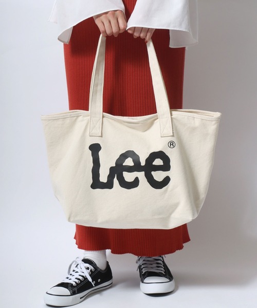 セール】Lee/リー キャンバス ビッグロゴ ヨコ型トートバッグ