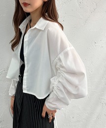 apres jour mignon | ドロストショートシャツ【ZOZOTOWN限定アイテム】(シャツ/ブラウス)