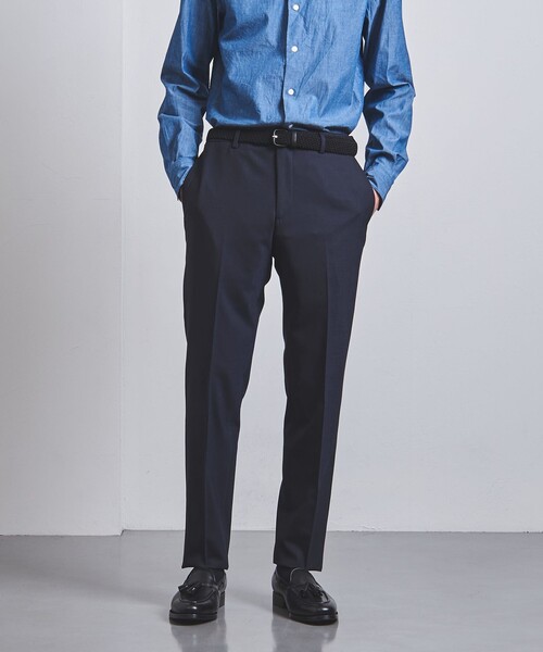 UNITED ARROWS(ユナイテッドアローズ)の「イージーケア トロピカル テーパードパンツ -イージーケア・ウォッシャブル・ストレッチ-(スラックス・メンズ・グレー/ダークグレー/ネイビー・42/44/46/48/50/52)」の3枚目の写真