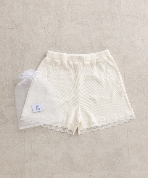 OLIVE des OLIVE(オリーブデオリーブ)の「巾着付きレースぺチコ(その他パンツ・レディース・オフホワイト/ホワイト・FREE)」の2枚目の写真