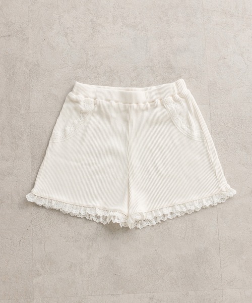 OLIVE des OLIVE(オリーブデオリーブ)の「巾着付きレースぺチコ(その他パンツ・レディース・オフホワイト/ホワイト・FREE)」の4枚目の写真