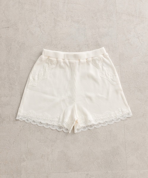 OLIVE des OLIVE(オリーブデオリーブ)の「巾着付きレースぺチコ(その他パンツ・レディース・オフホワイト/ホワイト・FREE)」の5枚目の写真