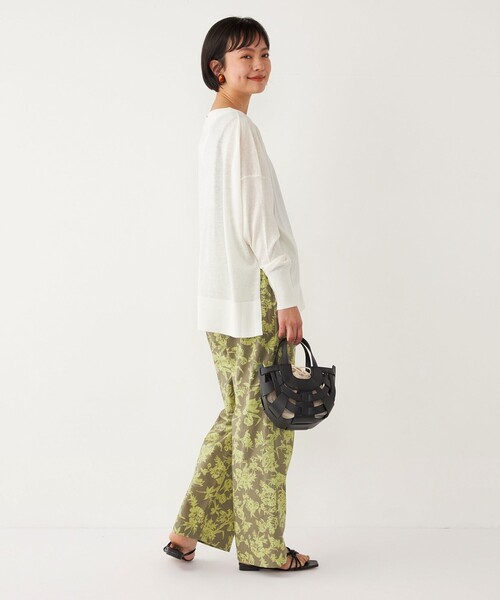 SHIPS Colors(シップス カラーズ)の「SHIPS Colors:ラウンドバッグ(ハンドバッグ・レディース・ナチュラル/ブラック/オレンジ・ONE SIZE)」の20枚目の写真
